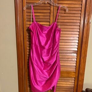 Emerald Sundae Fuchsia Mini Dress